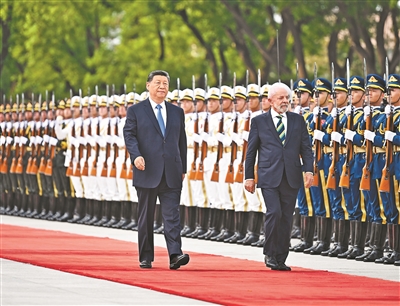 习近平同巴西总统卢拉会谈