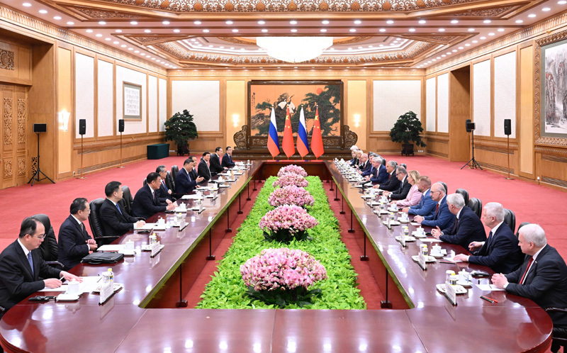 习近平会见俄罗斯国家杜马主席沃洛金