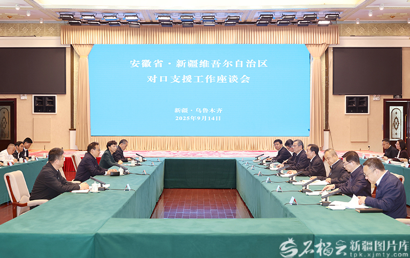 安徽省党政代表团来疆考察对接对口支援与合作发展工作