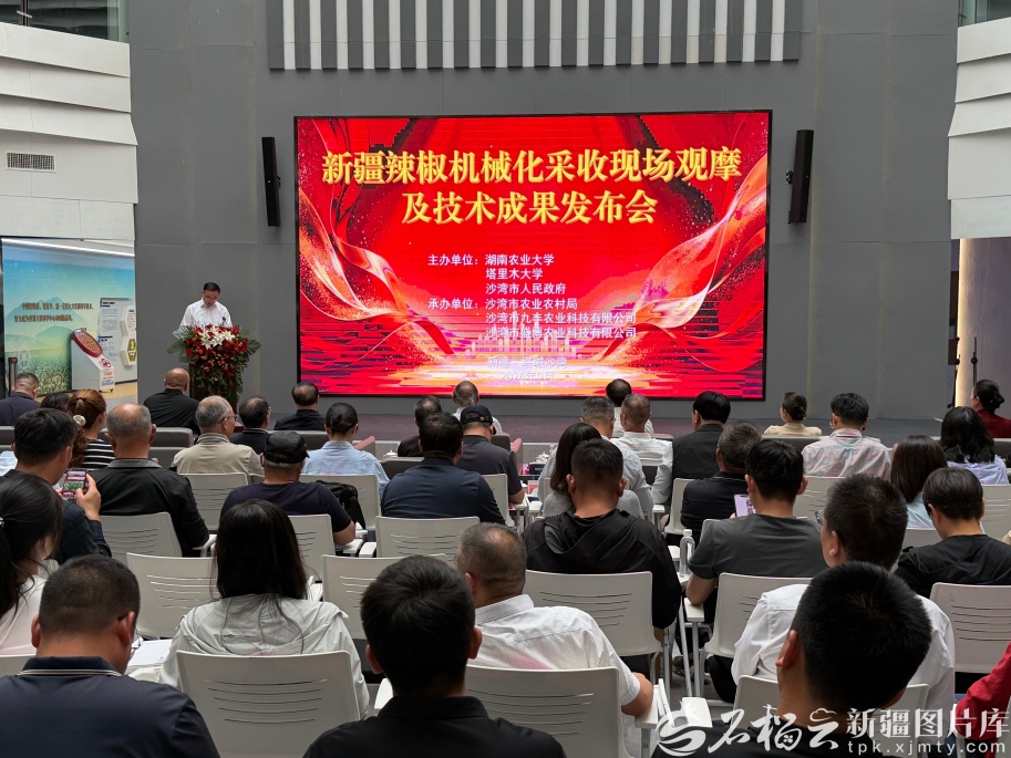 辣椒机械化采收技术通过专家评价 可在西北大面积推广